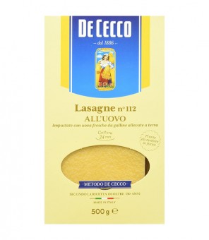 DE CECCO EGG LASAGNE N.112 GR 500