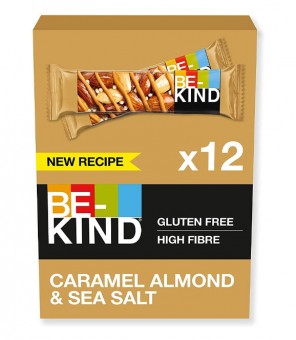 BE KIND BARRETTE AMANDES CARAMELÉES ET AU SEL DE MER GR.40 X 12 PIÈCES