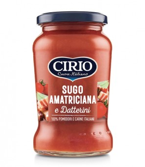 CIRIO SAUCE AMATRICIANA ET DATTERINI GR.350