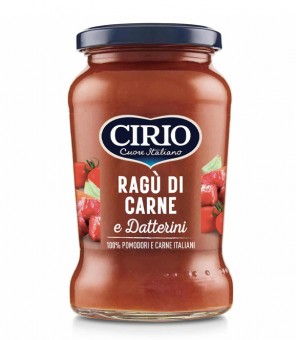 CIRIO SAUS SAUS MET VLEES EN DATTERINI GR. 350