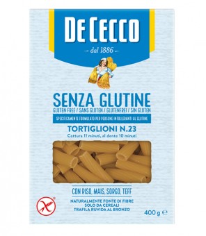 DE CECCO TORTIGLIONI N.23 BEZGLUTENOWA GR. 400