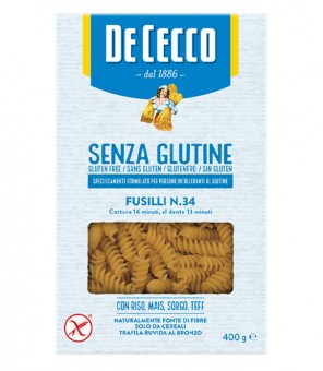 DE CECCO FUSILLI N.34 BEZGLUTENOWA GR. 400