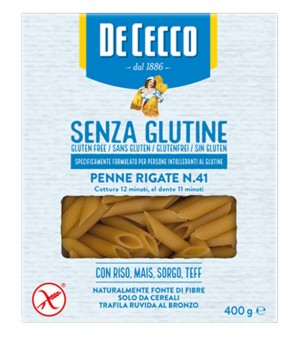 DE CECCO PENNE RIGATE N.41 BEZGLUTENOWA GR.400