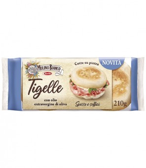 TIGELLE MULINO BIANCO CON ACEITE DE OLIVA VIRGEN EXTRA GR.210