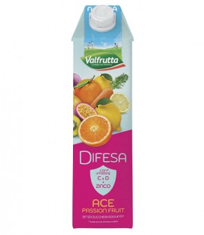 VALFRUTTA ACE DEFENSE JUICE AND PASSION FRUIT LT. 1