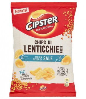 CIPSTER THE ORIGINAL CHIPS OF RED LETICCHIE WITH SALT GR. 80