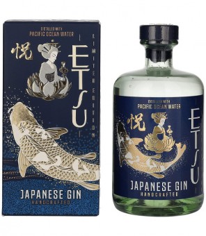 ETSU JAPANESE GIN PACIFIC OCEAN WATER LIMITED EDITION CL.70