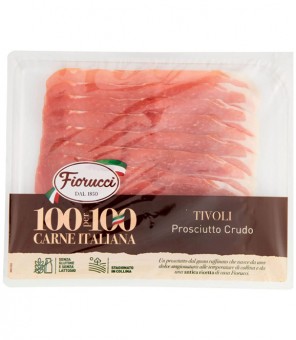 FIORUCCI PROSCIUTTO CRUDO FIORDICRUDO GR.90