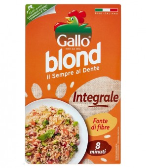 RISO GALLO BLOND INTEGRALE KG.1