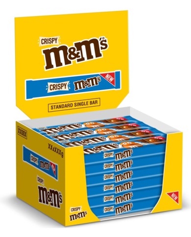 M & M'S MINI BAR CRISPY GR 31 X 24 ST