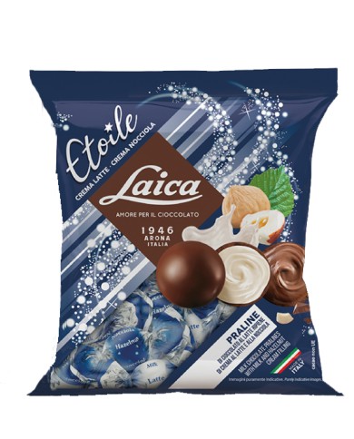 LAICA BOULES CREMA DE AVELLANAS Y LECHE GR.145