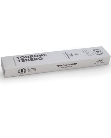 BEDETTI TORRONE TENERO CON MANDORLE INTERE GR.250