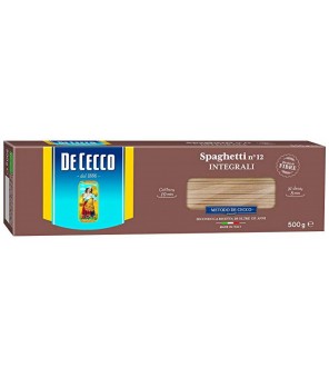 DE CECCO ESPAGUETI ENTERO N12 GR500 X 5 PIEZAS