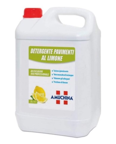 AMUCHINA LEMON FLOOR DETERGENT LT.5