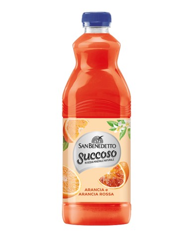 SAN BENEDETTO JUICY ORANGE AND BLOOD ORANGE FLAVOR LT.1,5 X 6