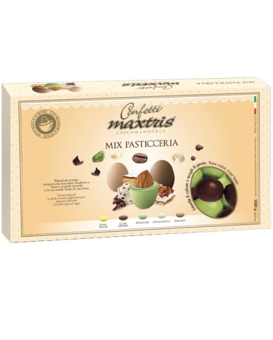 MAXTRIS CONFETTI CHOCOLADE AMANDELGEBAK MIX KG.1