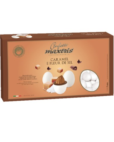 MAXTRIS CONFETTI CHOKLAD MANDELKARAMELL OCH FLEUR DE SEL KG.1