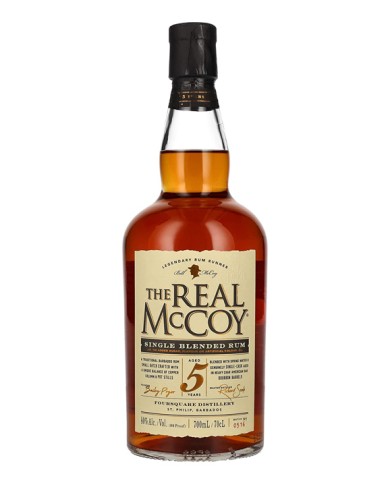 THE REAL MCCOY RUM 5 YEARS CL.70