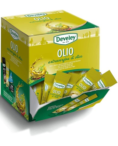 ACEITE DE OLIVA VIRGEN EXTRA DEVELEY MONODOSIS ML.10 X 100 UNIDADES