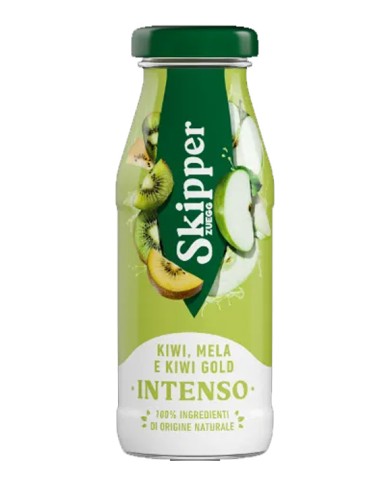 SKIPPER INTENSE KIWI AND APPLE JUICE ML.200 X 24 BOTTLES