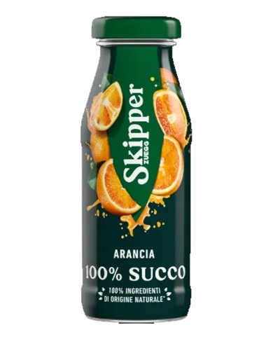 SKIPPER SUCCO ALL'ARANCIA 100% ML.200 X 24 BOTTIGLIE