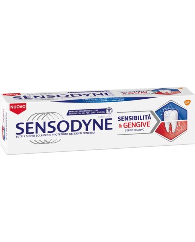 SENSODYNE DENTÍFRICO SENSIBILIDAD Y CHICLE ML.75