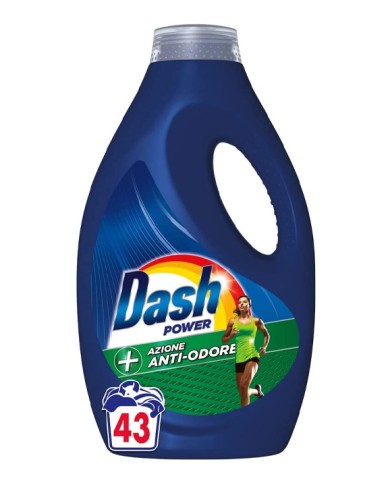 DASH DETERSIVO LAVATRICE POWER ANTI-ODORE 43 MISURINI