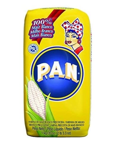 PAN PRECOOKED WHITE CORN FLOUR KG.1