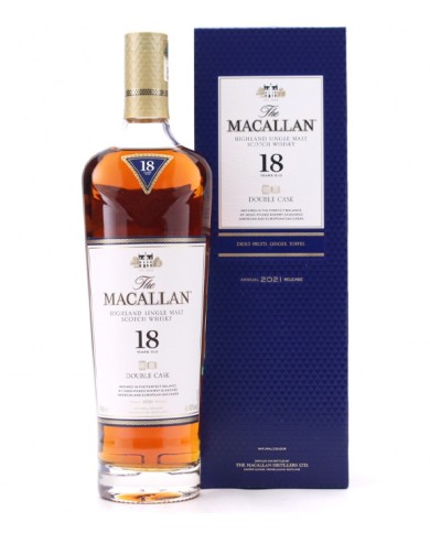 DE MACALLAN WHISKEY 18 JAAR DOUBLE CASK CL.70