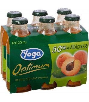 APRICOT FRUIT JUICES WITH SCREW CAP 6 X 125 ML