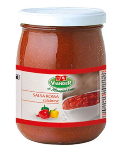 VIANDER SALSA ROSSA CALABRESE GR.530