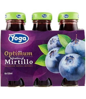 YOGA BLUEBERRY FLAVORED FRUIT JUICES WITH SCREW CAP 6 X 125 ML