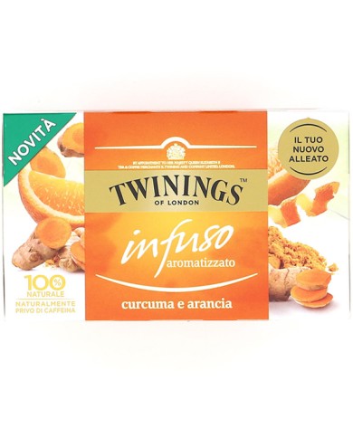 TWININGS CURCUMA ET ORANGE INFUSE 20 FILTRES