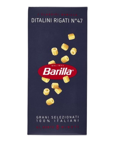 BARILLA DITALINI GESTREEPT N.47 GR 500 X 16 STUKS