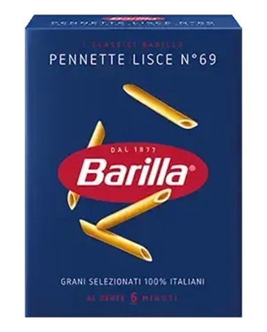 BARILLA GLADDE PENNETTE N.69 GR. 500 X 30 STUKS