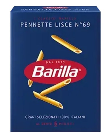 BARILLA SMOOTH PENNETTE N.69 GR. 500 X 30 PIECES