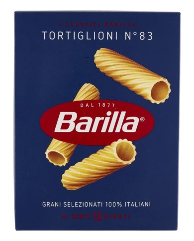 BARILLA TORTIGLIONI N.83 GR. 500 X 24 STUKS