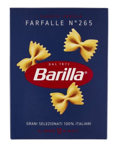 BARILLA BUTTERFLIES N.265 GR. 500 X 30 PIECES