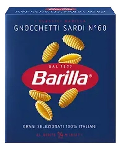 BARILLA SARDYŃSKIE GNOCCHETTI N.60 GR. 500 X 15 SZTUK