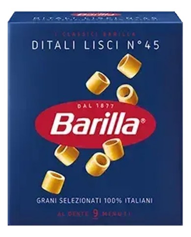 BARILLA GRUBY GRUBY GŁADKI N.45 GR. 500X30