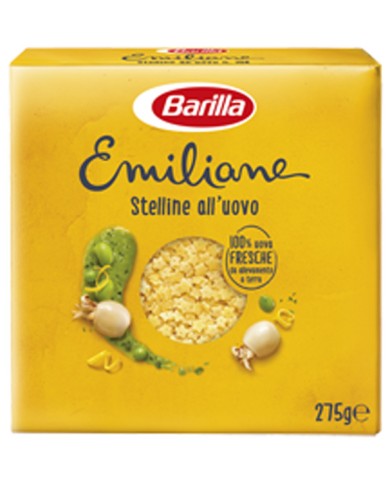 BARILLA EMILIANE STELLINE MED ÄGG 275 GR