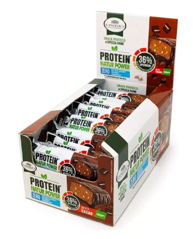 L'ANGELICA NATUR POWER BATON PROTEINOWY 36% KAKAO CRISPY X 24 SZTUKI