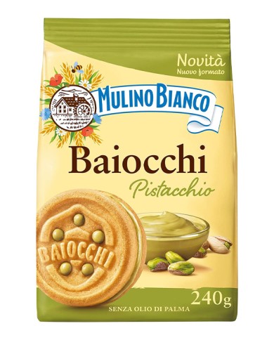 MULINO BIANCO BAIOCCHI CON PISTACHO GR.240