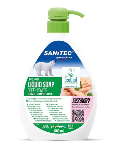 SANITEC SAPONE LIQUIDO GREEN POWER ML.600