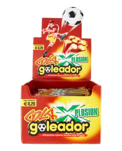 CARAMELOS GOLEADOR COLA EXPLOSION 150 UNIDADES