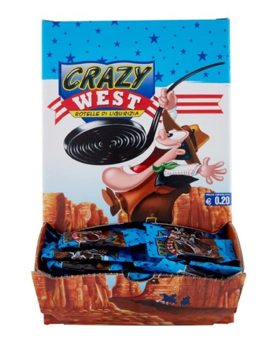 GELCO MAXI CRAZY WEST GÉLIFIÉS À LA RÉGLISSE 200 PIÈCES