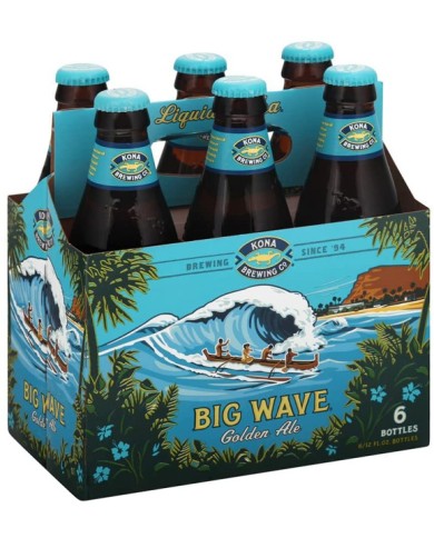 BIÈRE KONA BIG WAVE GOLDEN ALE CL.35,5 X 6