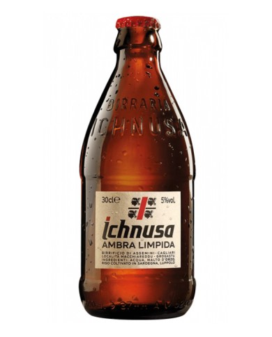 BIÈRE AMBRE CLAIRE ICHNUSA CL. 30 X 24 BOUTEILLES