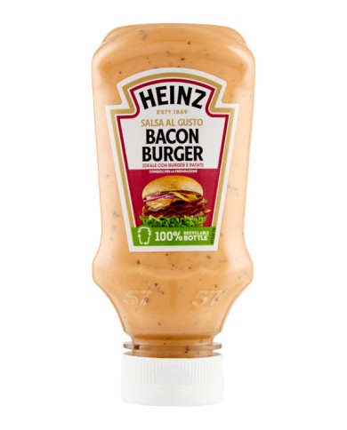 HEINZ BACON BURGER FLAVOUR SAUCE ML.220