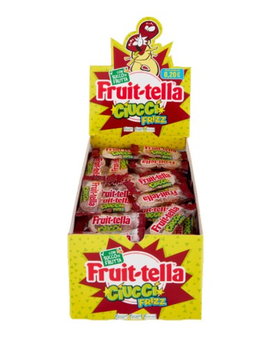 FRUITTELLA CANDY DUMMY FRIZZ MED COLA 150 STIKAR